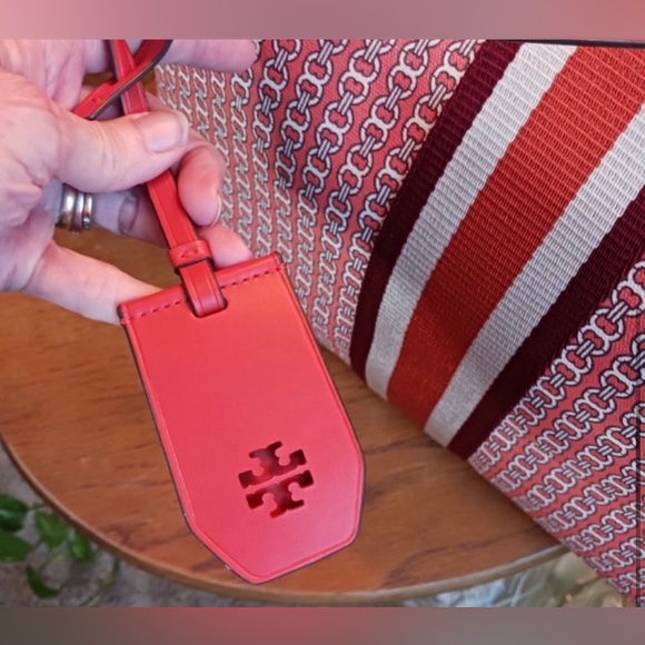 TORY BURCH Gemini Link Tote-RED - Picture 2 of 7